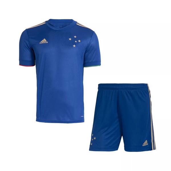 Camiseta Cruzeiro Replica Primera Ropa Niño 2021/22 Azul